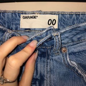 mom jeans from garage